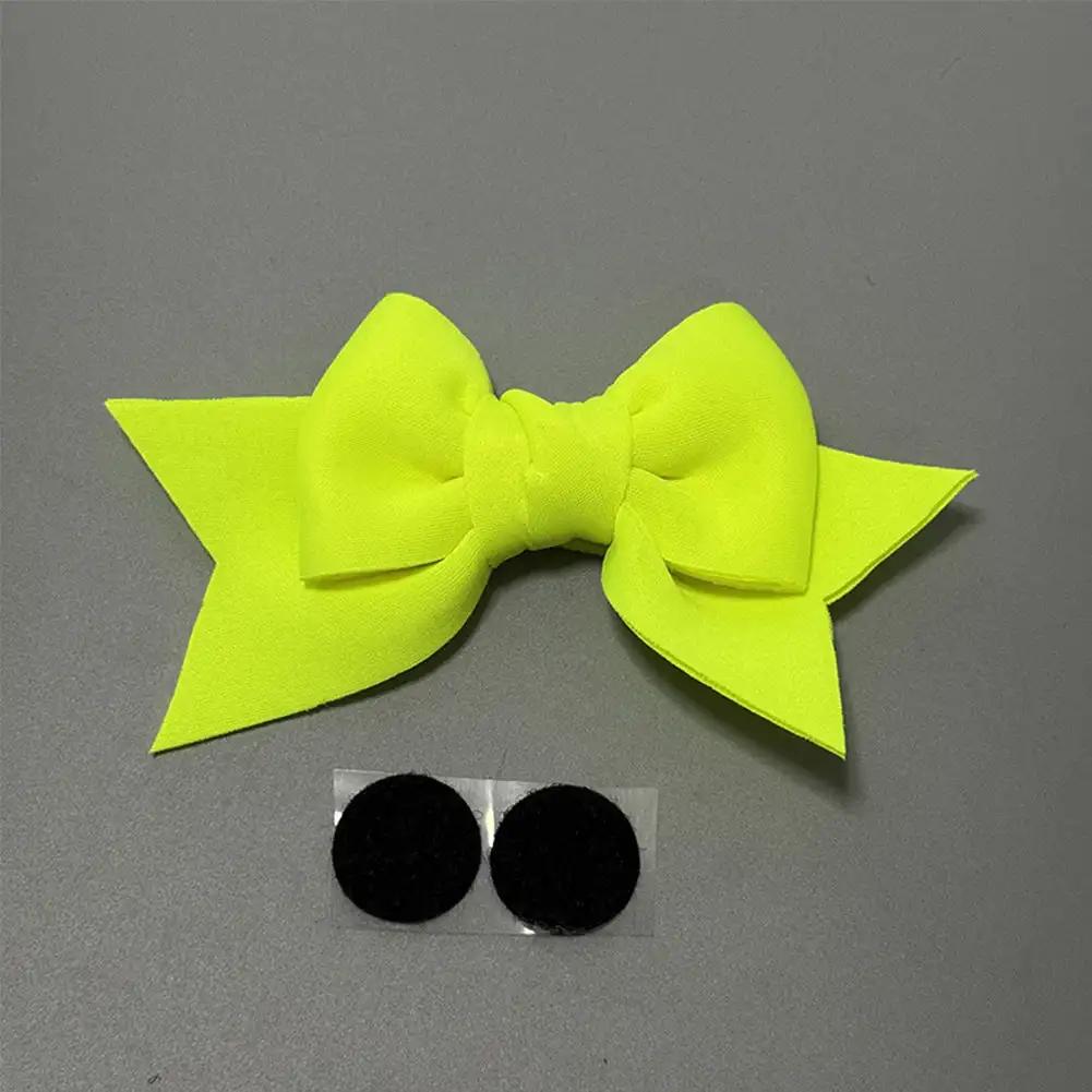 

Bowknot Motorcycle Helmet Decoration Helmet Cloth Bowknot for Electric Bike Motor Body Decoration Accessories For Girl Women жёлтый