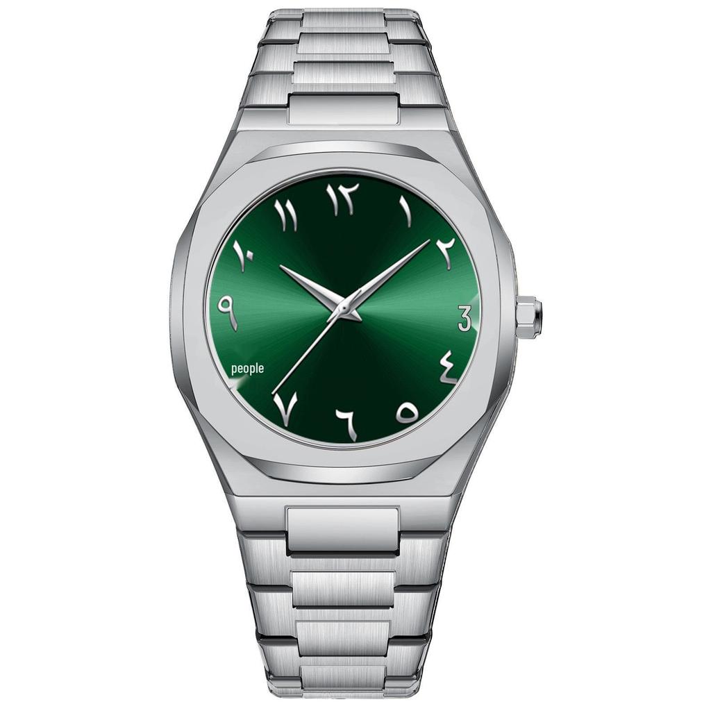 Men's High-End Quartz Watch with Arabic Numerals – Elegant Business Design