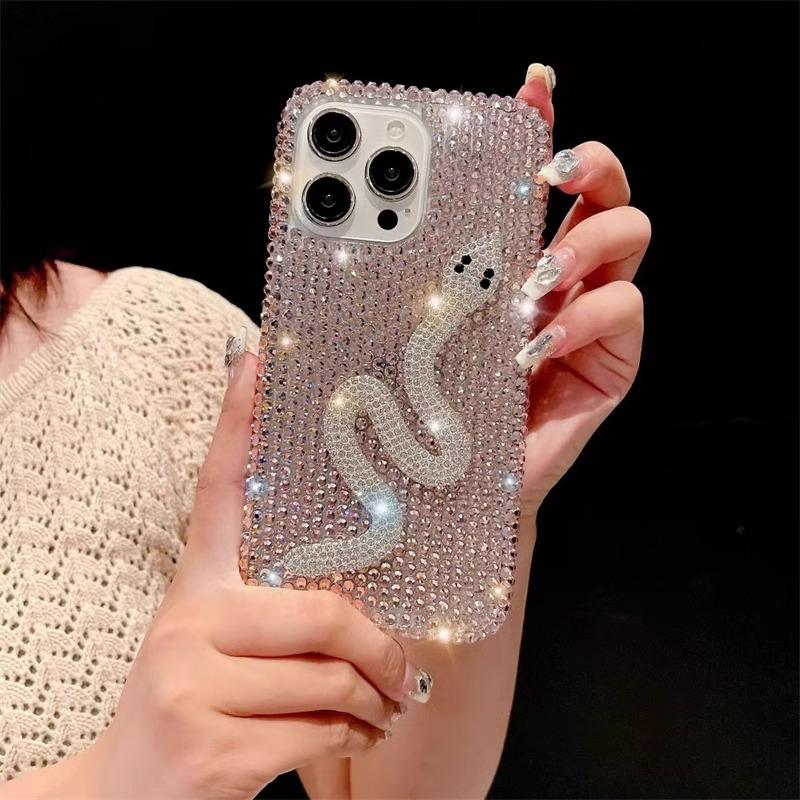 

Роскошный чехол для телефона Diamond Snake Стильный премиум-чехол для iPhone 16 15 14 13 12 11 Pro Max For iPhone 16 Pro Max