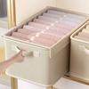 Fabric Drawer-Style Wardrobe Storage Box with Lid for Clothes and Pants