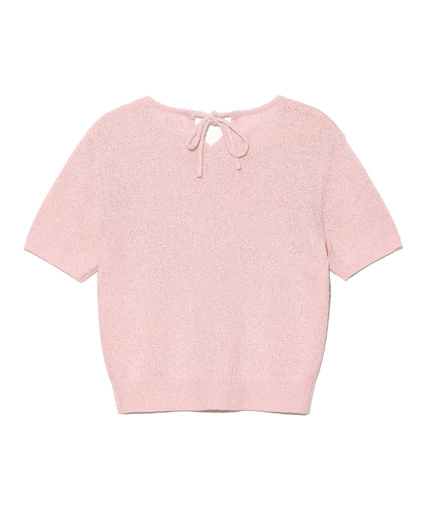 LEE Women'S Round String Knit Pink