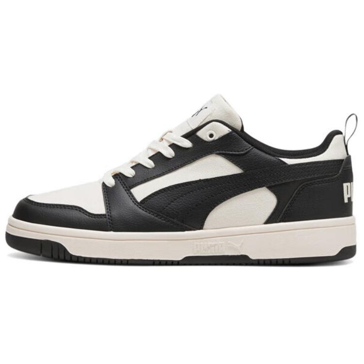 Puma Rebound V6 Low Cv Soft Durable Comfortable Low-Top Sneakers Unisex Sneakers Black White 395079-03
