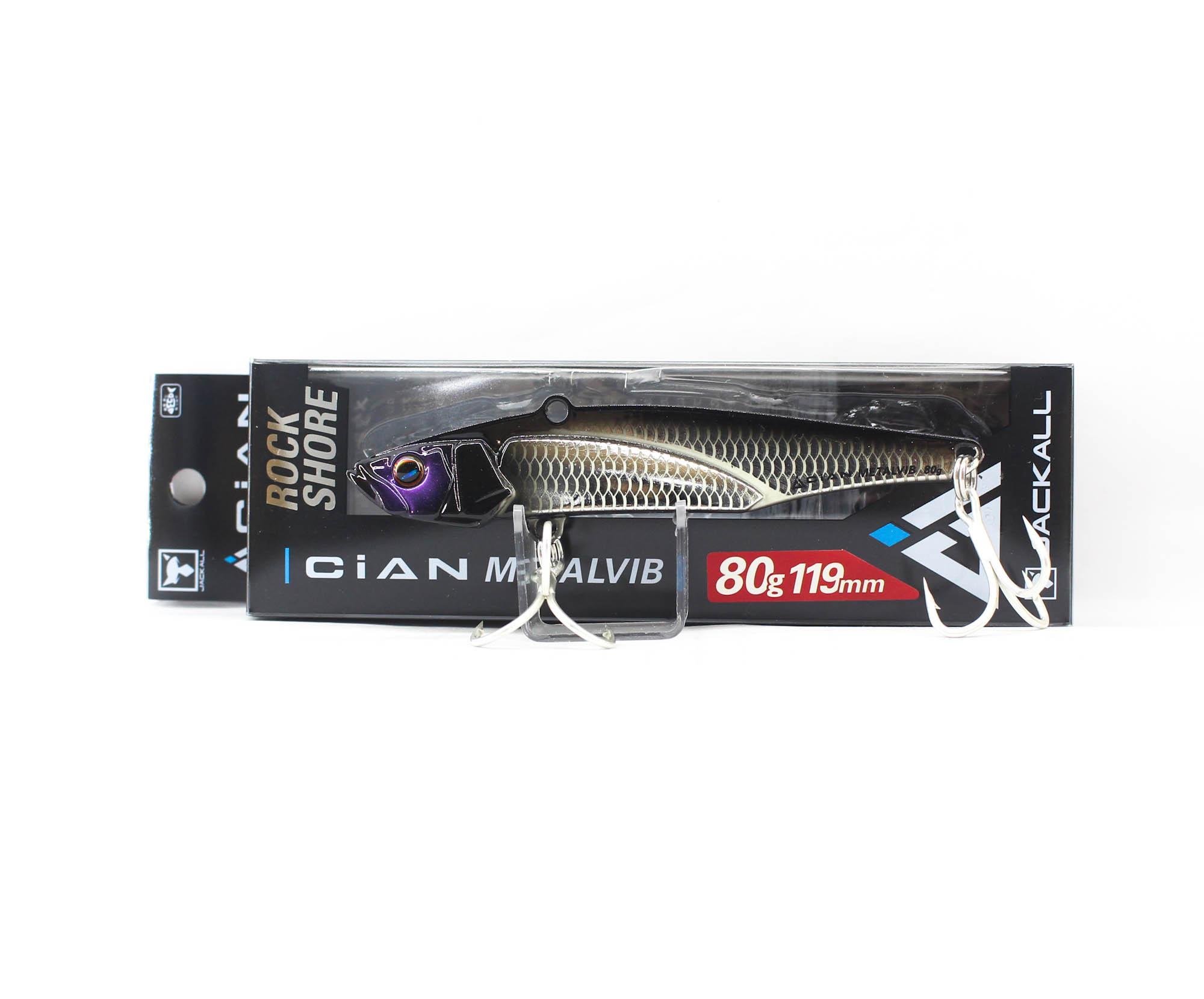 

Jackall Cian Metal Vib 80 grams Sinking Lure Hirasu Black (0535)
