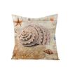 New Retro Style Polyester Pillow Cover Conch Shell Printed Cushion Pillow Cover Home Furnishings