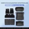 LUCKEASY for Tesla Model 3 Highland 2024 Car Floor Mats TPE 3D Foot Pad Waterproof All Weather Car Accessories Black