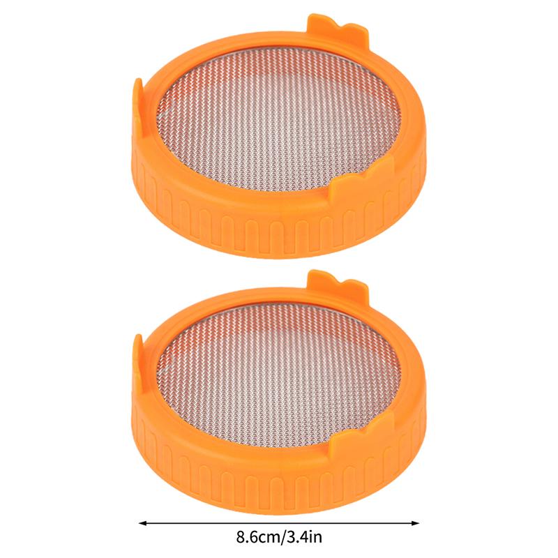 Seed Sprout Germination Cover Sprout Growing Lid Sprout Filter Vegetable Bean Seedling Jar Lid Germinator Stand