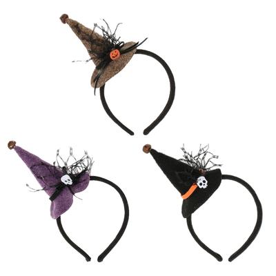 Halloween Witch Hat Hairbands Cosplay Headband Styling Ornament Accessory Costume Headpieces For Children And Adults