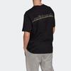 Adidas Originals Trefoil Print Sports Short Sleeve T-Shirt Men Tops Black FM2287