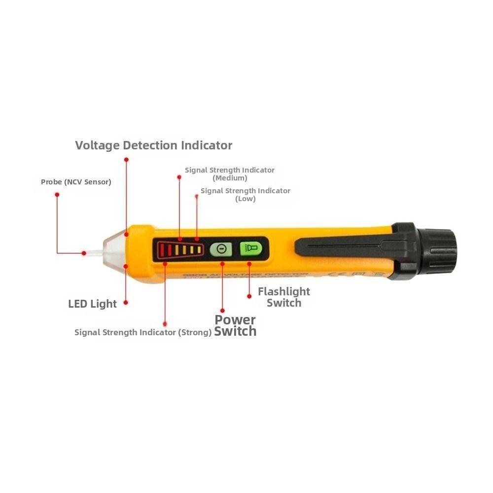 Non-Contact Voltage Tester AC 12V-1000V Electrical Tester Voltage Detectors  Electrician