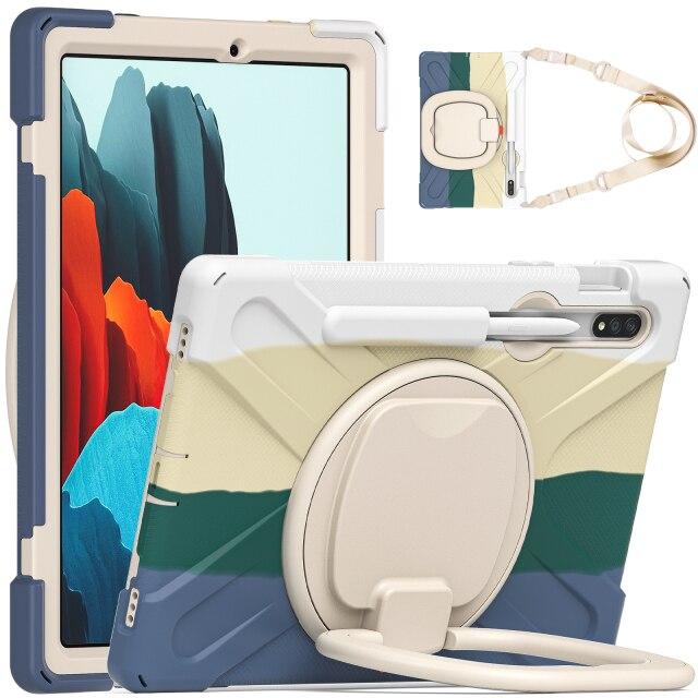 Case for Samsung Galaxy Tab A7 A8 Sm T510 T500 T290 T295 Case Funda Silicone Sleeve for S6 Lite S7 S7 +/S7plus Tablet Cover