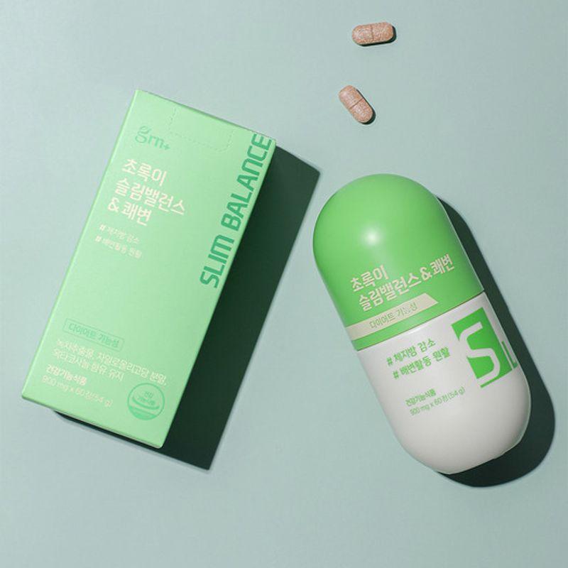 Green Slim Balance & Smooth Bowel Movement 1-Month Supply (60 Tablets)