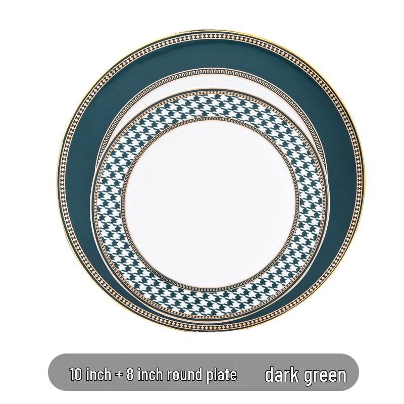 

Wutuo Gold-Rimmed Ceramic Dinnerware Set