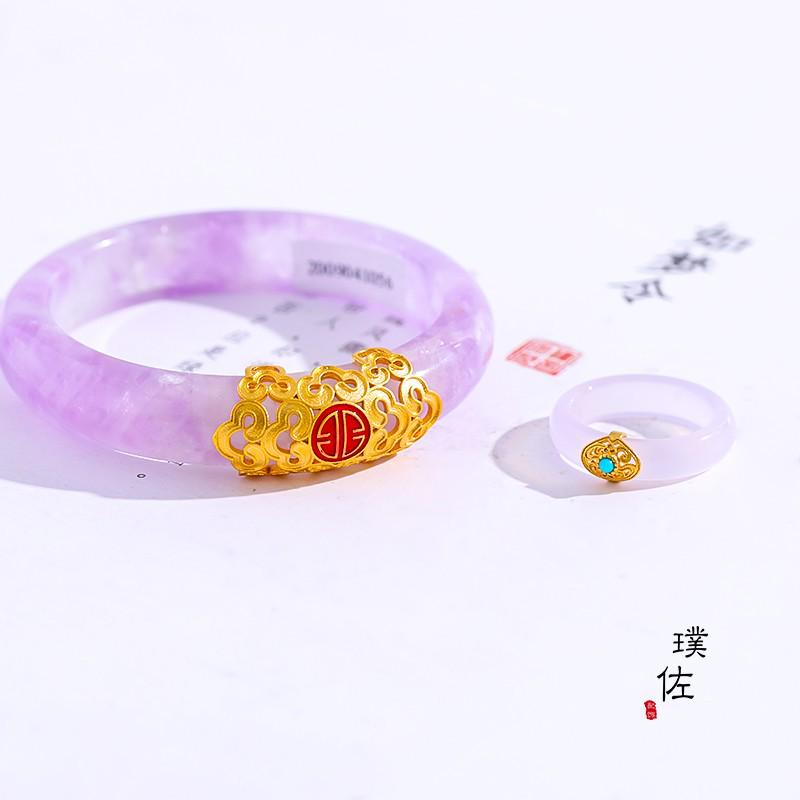 Vietnamese Gold Sand DIY Jewelry: Frosted Ring, Bracelet Buckle, Hand-Twist Accessories for Women
