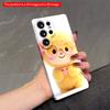 2DFlat Samsung Phone Case Cute Yellow Puppy with Glasses Phone Case Applicable To Galaxy S22 S23 S24 S25ULTRA S26 A12 A13 A14 A15 A16
