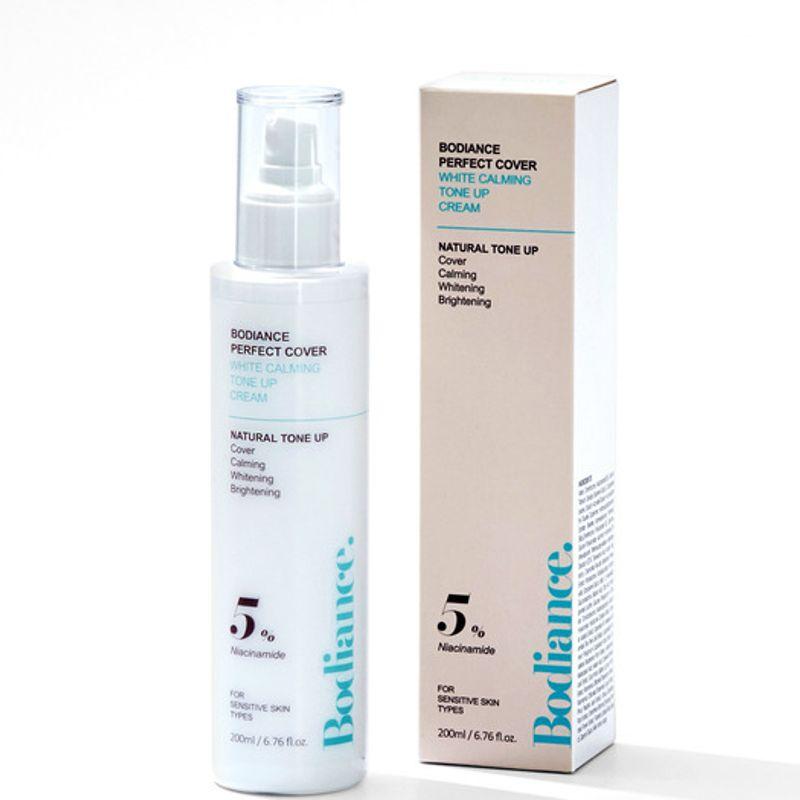 Bodiance Perfect Cover White Успокаивающий тональный крем 200 мл 1 White Calming Tone-Up Cream