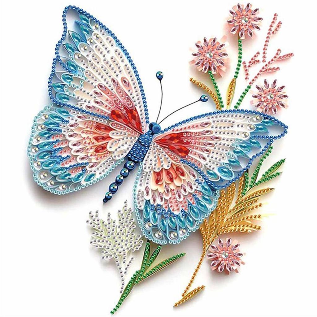 5D DIY Partial Special Shaped Drill Diamond Painting Kit Animal Decor30x30cm Rhinestone Diamond Painting Home Wall Decor