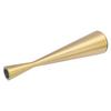 Geometric Candle Holder Aluminum Gold Taper Candlestick Holder Decor for 3cm Candle L 6 X 26.5cm /
