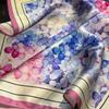 Značka 100% čistý hodvábny šál Dámsky Foulard Štvorcový čelenka Šály Bandana Módny Hijáb Potlač Pončo Šály Pashmina pañuelo