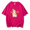 VEZFAA Women's Fashion Casual Summer Spring Short Sleeve O-Neck Blouses & Shirts