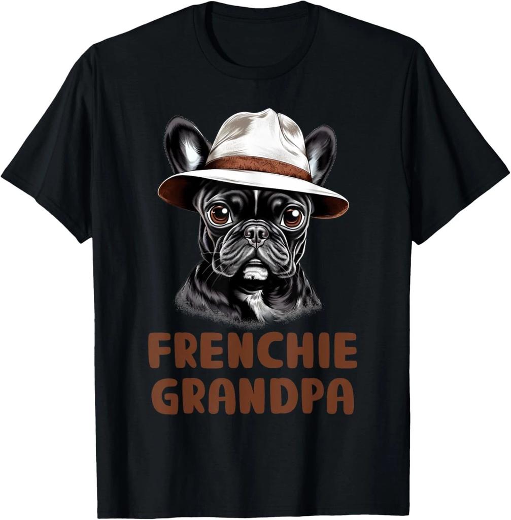 Frenchie Grandpa Dog Lover Gift Funny French Bulldog Owner Gift Unisex T-Shirt