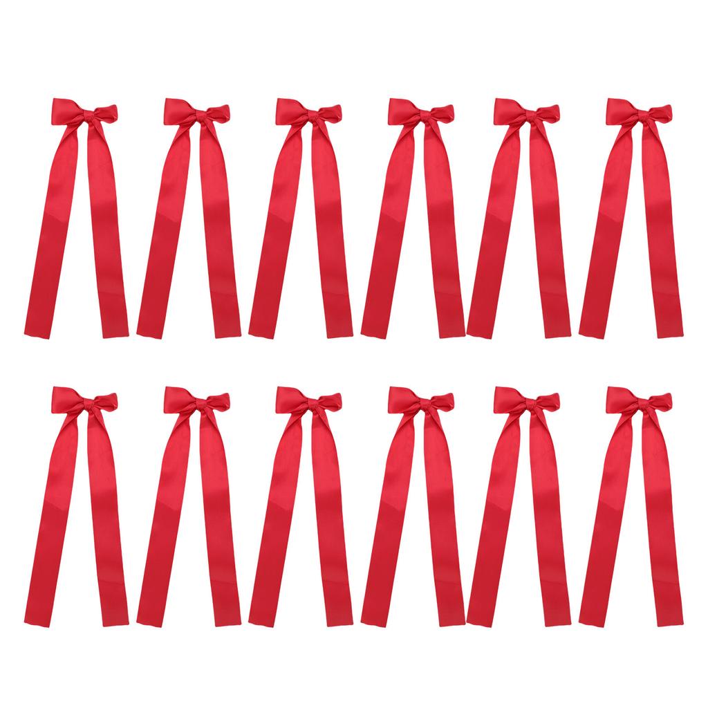 12pcs Candlestick Bows Decor 13 Inch Large Coquette Decorations Bows for Table Self Adhesive Wedding Bridal Shower