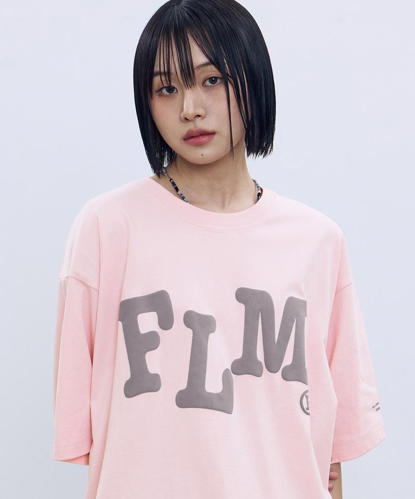 FILLUMINATE Flm Wavy Logo T-Shirt - Pink