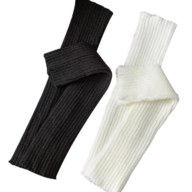 Winter Knit Leg Warmers For Women Stretchy Boot Socks Cozy Over Knee Ankle Warmers Fall Fashion Layering Thick Foot Covers
