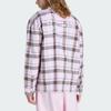 Adidas Originals FW25 Flannel Cotton Sports Long Sleeve Shirt Men shirts KG6452