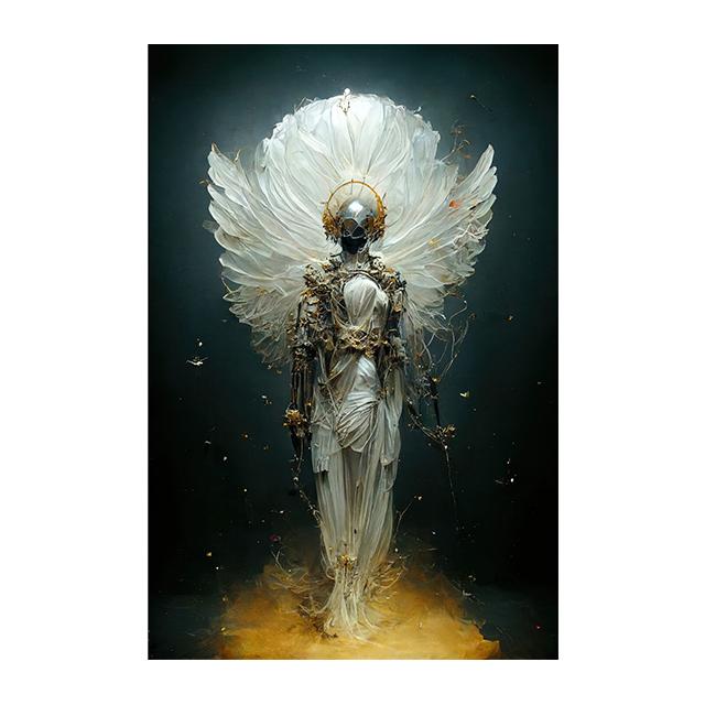Raven Queen Sacral Redemption Posters and Prints Wall Art Pictures Flower People Canvas Painting Living Room Home Decor Cuadros