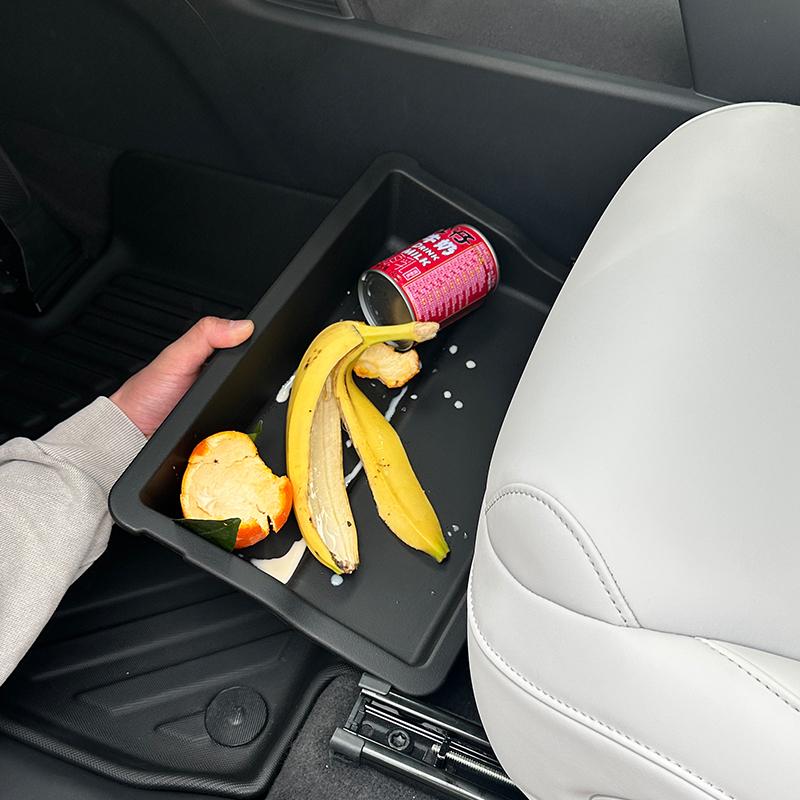 For XPENG G6 2026 Under Seat Storage Box Organizer Hidden Compartment Drawer Style Storage Box Tray Car Interior  Accessories