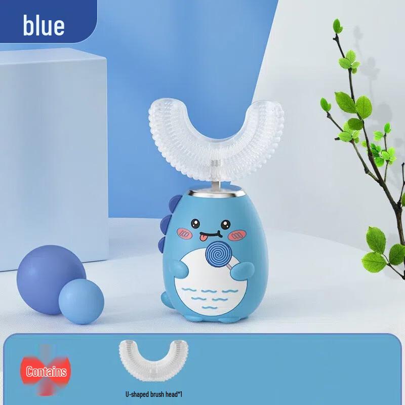 LISM Kids Cartoon Dinosaur Electric Toothbrush