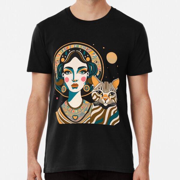 Woman In the Style of Gustav Klimt  S To 5XL Made In the AU/USA T-Shirt