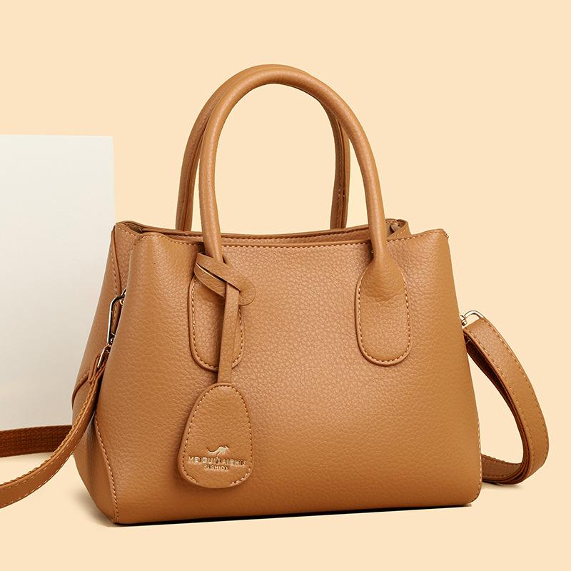 Women's Bag Fashion Commuter Middle-aged Mother Portable Tote Bag Large Capacity Messenger Women's Bag