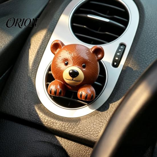 Car Scent Diffuser for Women Air Outlet Clip, Raccoon/Fox/Kangaroo/Polar Bear/Guinea Pig Shape, Universal Cute Animal Aromatherapy Fit Ornament, Clip