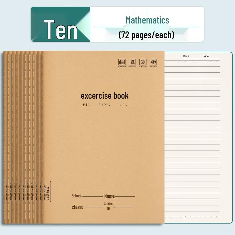 Elementary School Composition Book: 16k Homework & Notebooks for Grades 3-6 in Language, Math, and English.