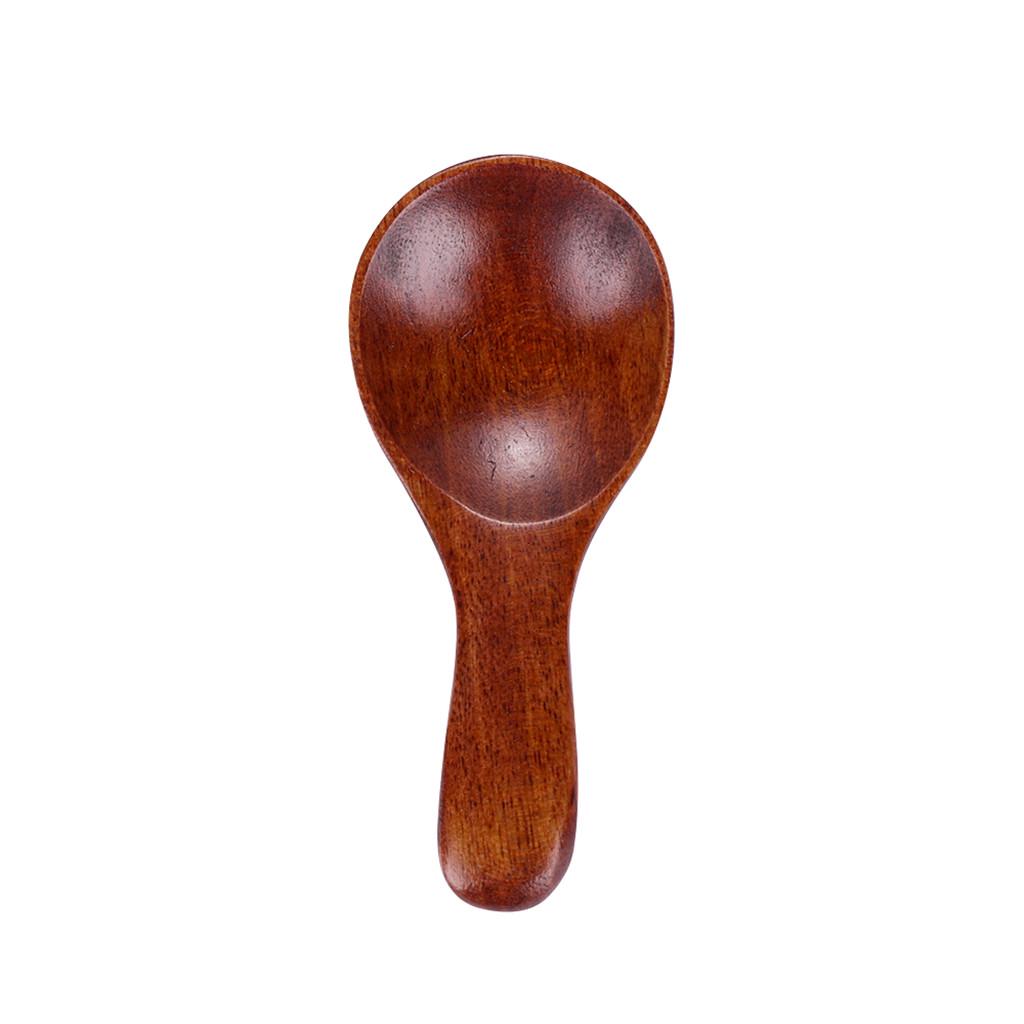 Small Wooden Spoon Tea Seasoning Powder 8X3.5cm Cooking Tools Kitchen Gadgets