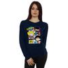 DC Comics Womens/Ladies Chibi Super Friends Dance Sweatshirt