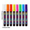6/8Colors Erasable Liquid Chalk Pen Dust-free Highlighters Art Marker Pen  LED Board Writing