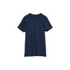Airism Mesh Series Solid Color Cool Round Neck Short Sleeve T-Shirt Men Tops Navy 464303-69