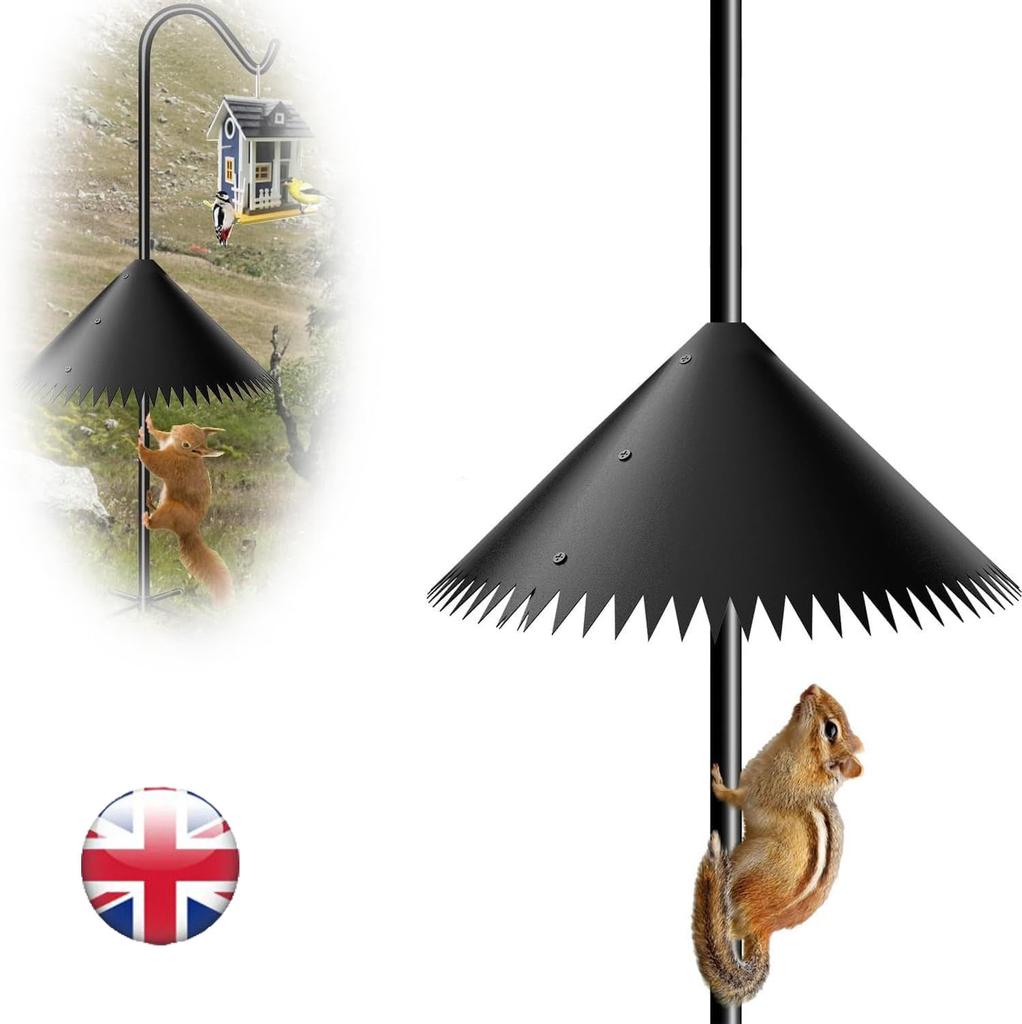 14in Bird Feeder Station Squirrel Baffle Dome Stop Stealing Bird Feed Guard