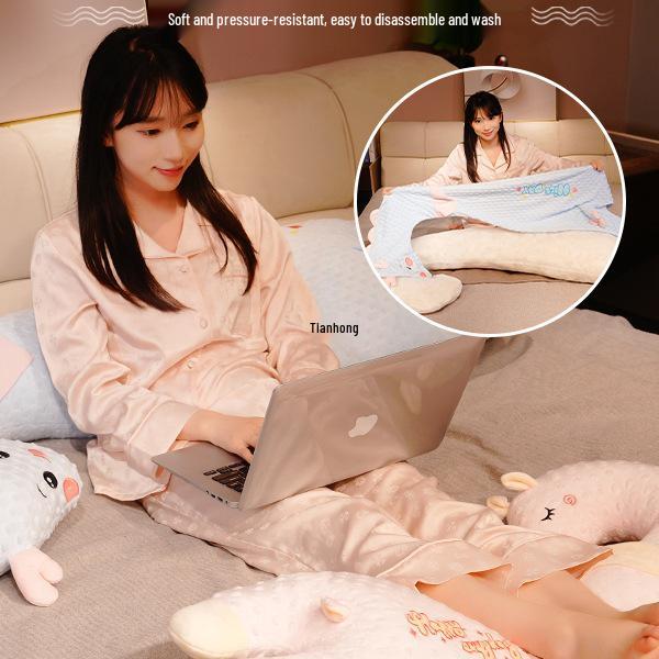 Adorable Mother and Baby Goose Velvet Plush Bedtime Doll Gift