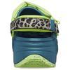 Crocs Hiker Xscape EVA Animal Print Clog 5cm Sandals Unisex 'Teal Green'