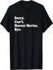 Funny Halloween Horror Movie Or Scary Movies T-Shirt