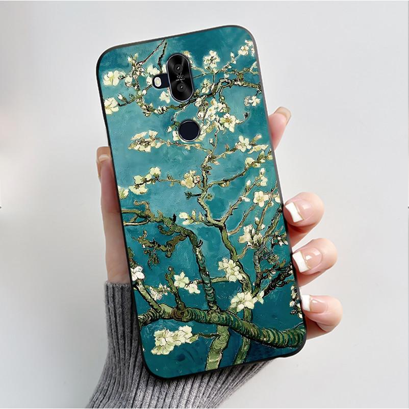 Luxury Fashion Flower For Asus Zenfone 5 Lite ZC600KL 5Q ZC600KL X017DA Silicone Phone Case Protective Back Shell Soft TPU Cover