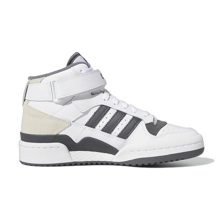 Adidas Originals Forum Mid J Casual Mid-Top Kids Skate Shoes Kids Sneaker White Gray GY7061