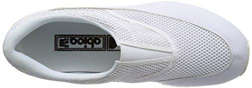 Margo Avika 880 Work Shoes, Anti-Static, Breathable, Oil-Resistant, Lightweight, Anti-Static, Unisex, Adult, White, Size 26.5cm