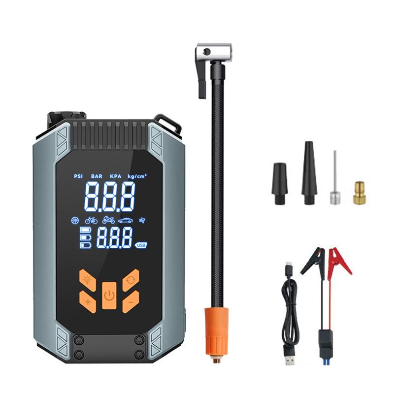 Tire Inflator Portable Air Compressor for Car Tires 150PSI Cordless Air Pump Portable Bike Tire Pump with LCD Display Screen