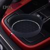 2Pcs Car Coasters Wear Resistant Universal Fit Scratch Prevention Heat-Insulated Non-Slip Cup Holder Mats Silicone Cup Holder Insert