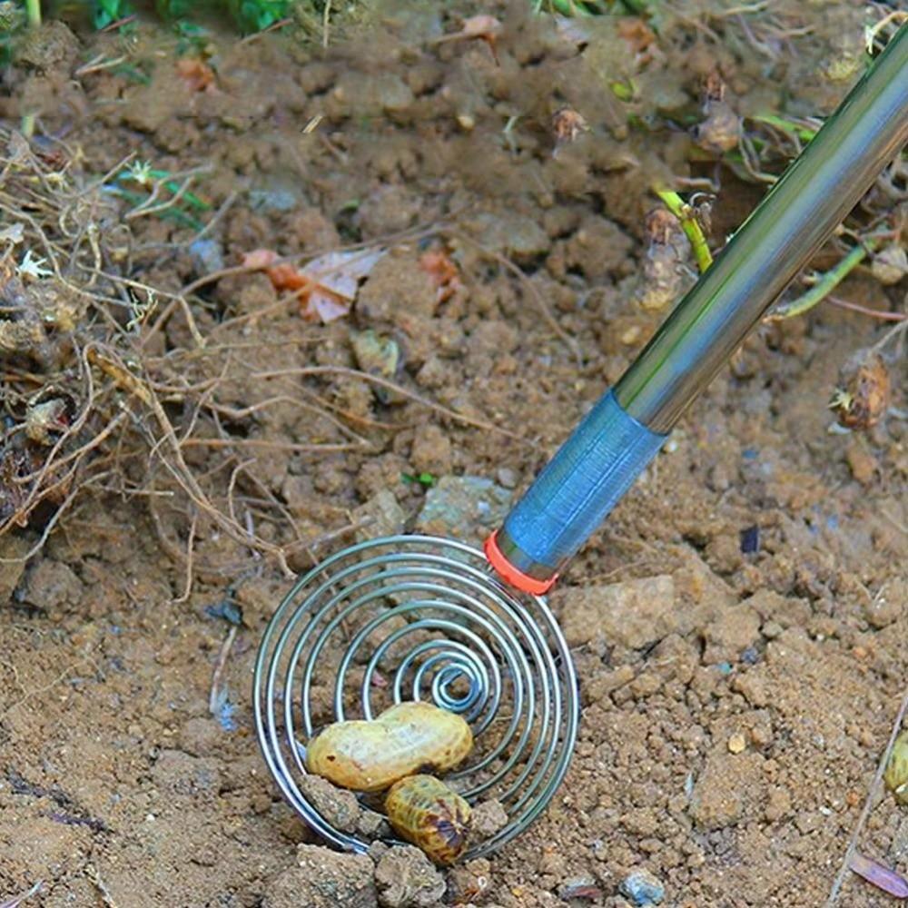 New Stainless Steel Egg Picking Artifact Portable Removable Egg Grabber Adjustable Fruit Picker Farm