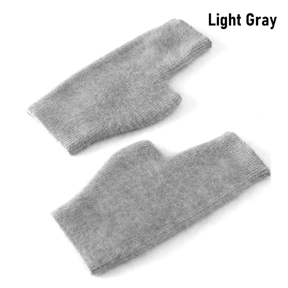 Wrist Length Winter Gloves Warm Knitted Wool Gloves Fashion Cashmere Gloves  Unisex